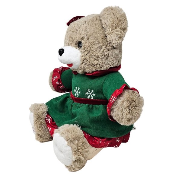 Snowflake 2023 Plush Christmas 19" Teddy Bear, Festive Holiday Girl - Picture 2 of 5
